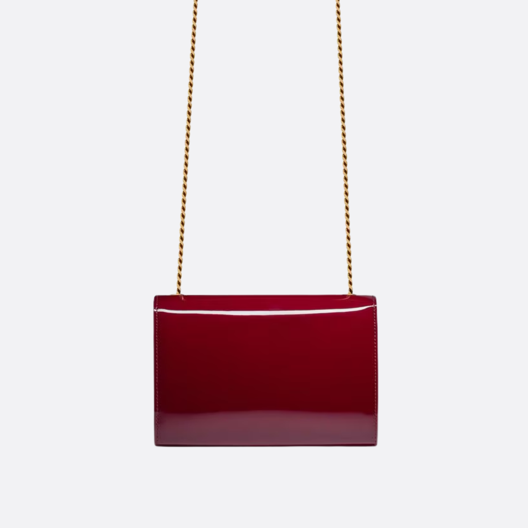SAINT LAURENT KATE KLEINE SCHULTERTASCHE AUS LACKLEDER