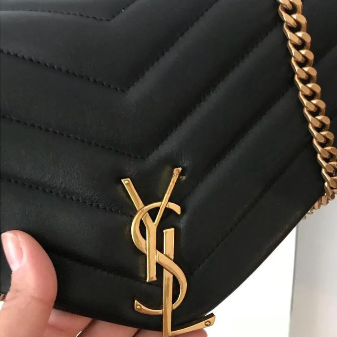 YVES SAINT LAURENT SET HANDTASCHE UND SANDALEN