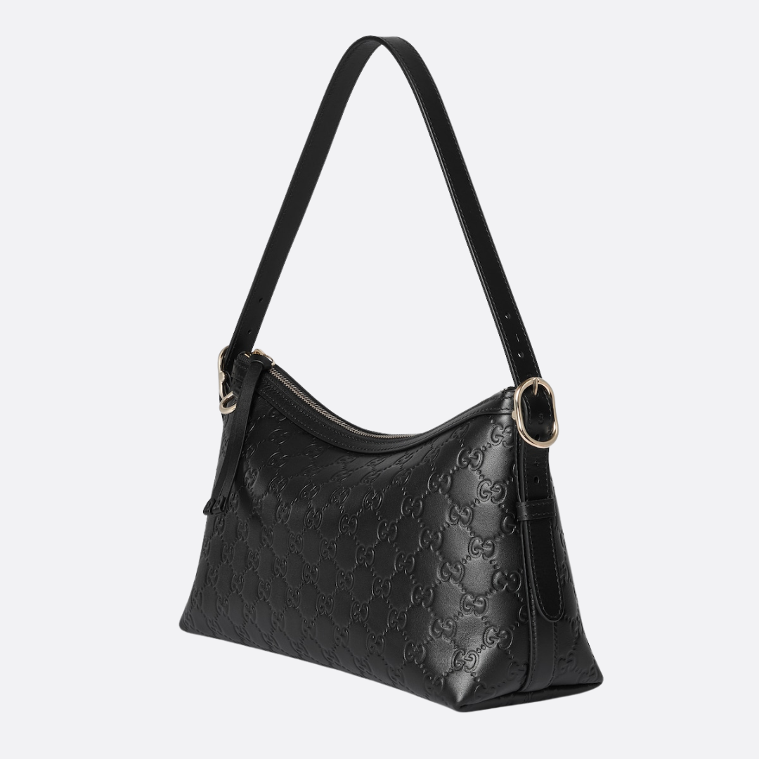 GUCCI – MITTLERE SCHULTERTASCHE MIT GG-EMBLEM