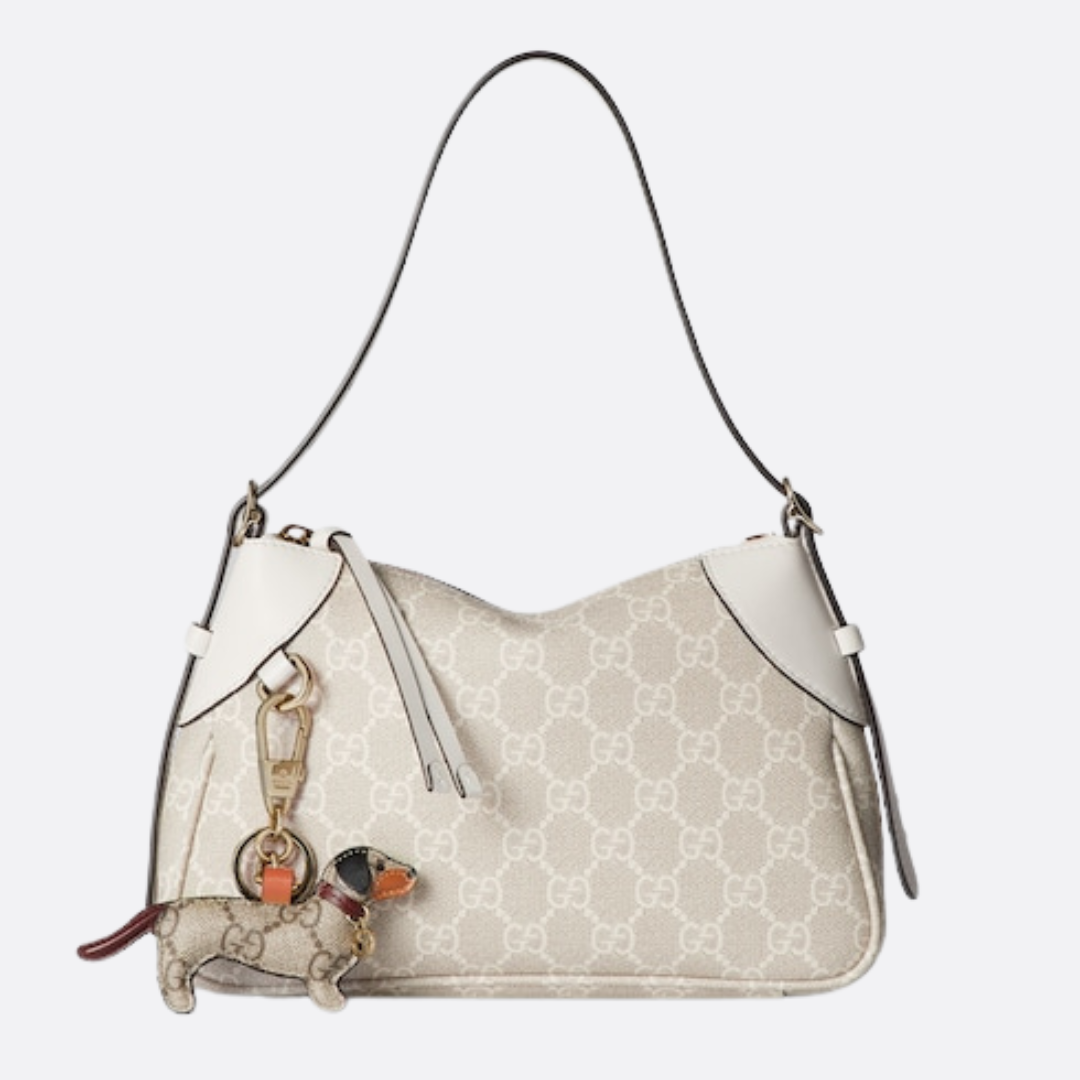GUCCI – KLEINE SCHULTERTASCHE MIT GG-EMBLEM