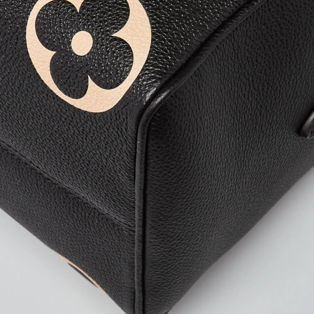 LOUIS VUITTON SPEEDY BANDOULIÈRE 25 EMPREINTE TASCHE SCHWARZ