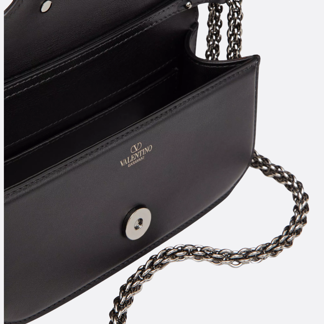 VALENTINO GARAVANI LOCÒ SMALL SCHULTERTASCHE MIT JEWEL LOGO