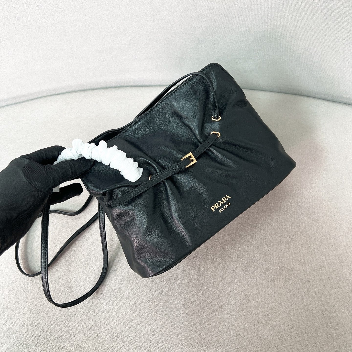 PRADA DADA SMALL HANDTASCHE AUS NAPPA LEDER