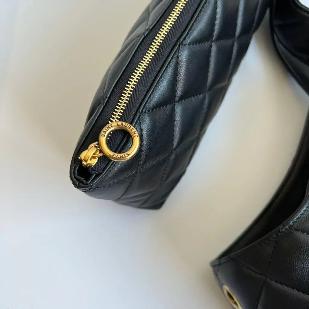SAINT LAURENT ICARE HANDTASCHE AUS GESTEPPTEM LAMMLEDER