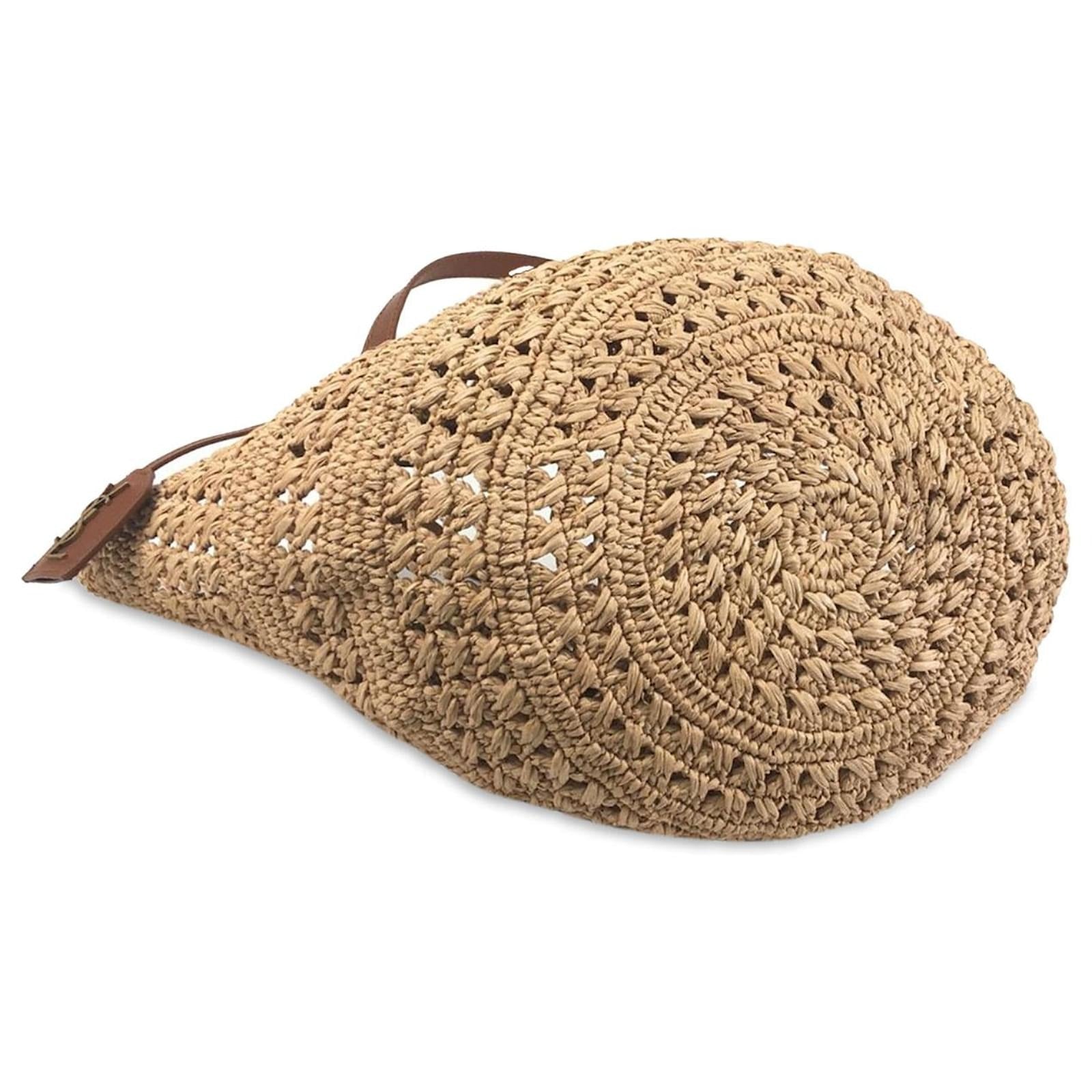 YVES SAINT LAURENT HANDTASCHE AUS RAFFIA