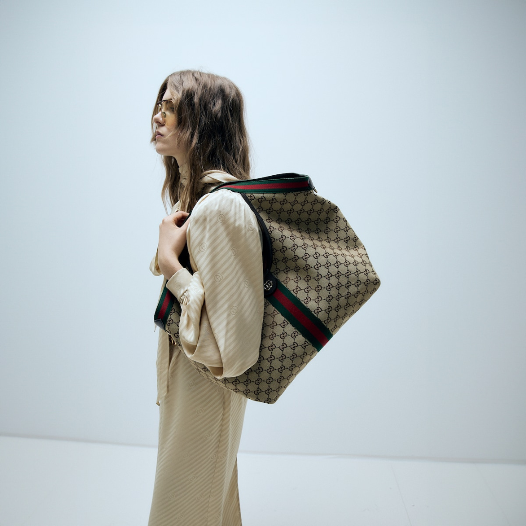 GROSSE GUCCI GIGLIO SHOPPER-TASCHE