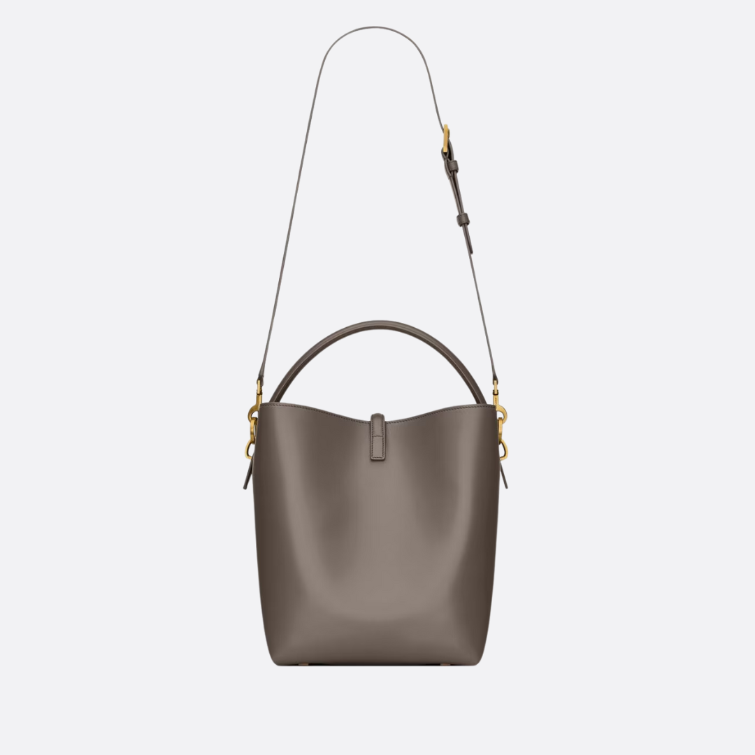 SAINT LAURENT LE 37 BEUTELTASCHE AUS GLÄNZENDEM LEDER