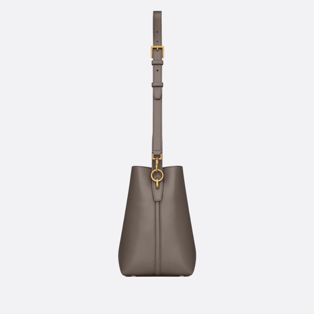 SAINT LAURENT LE 37 BEUTELTASCHE AUS GLÄNZENDEM LEDER
