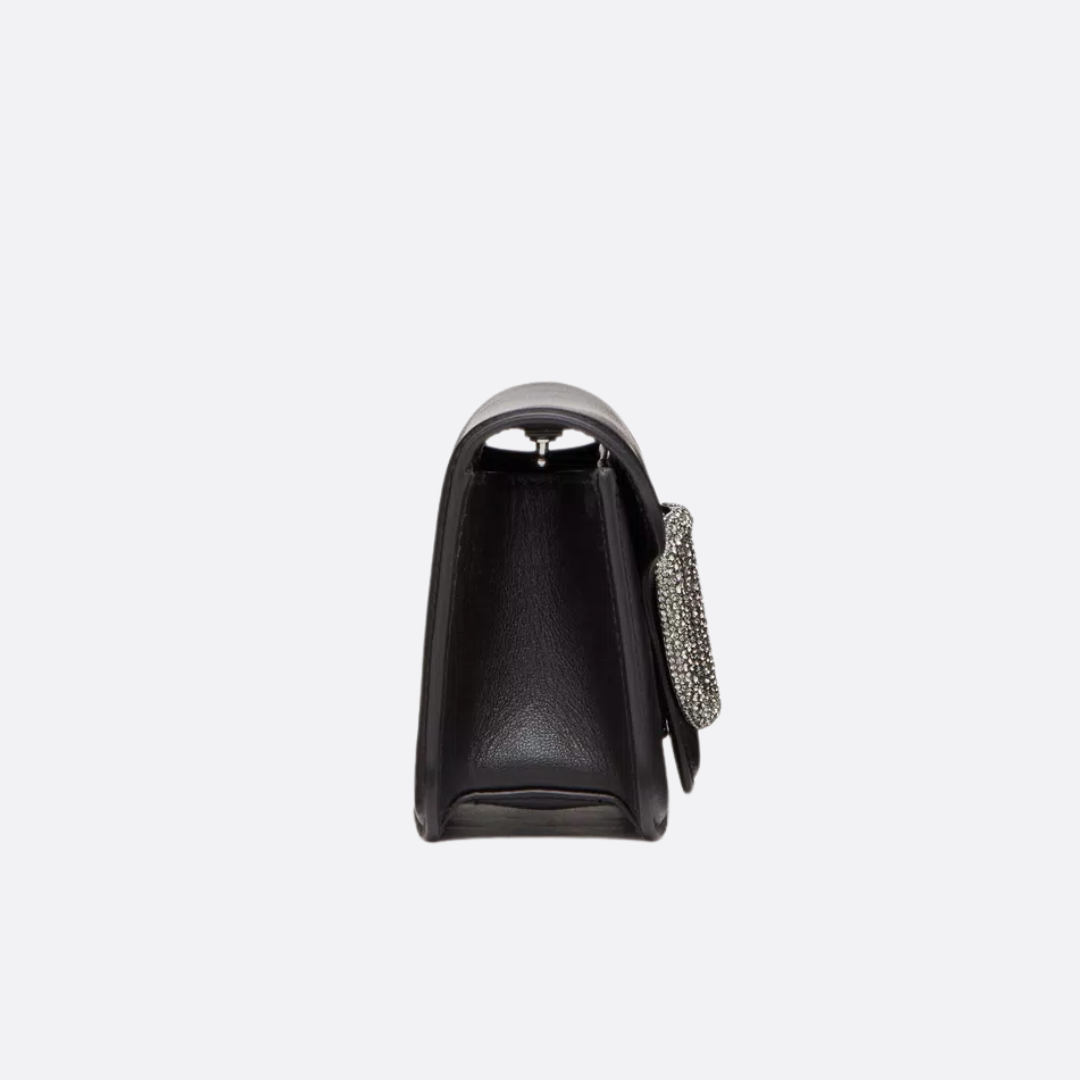 VALENTINO GARAVANI LOCÒ SMALL SCHULTERTASCHE MIT JEWEL LOGO