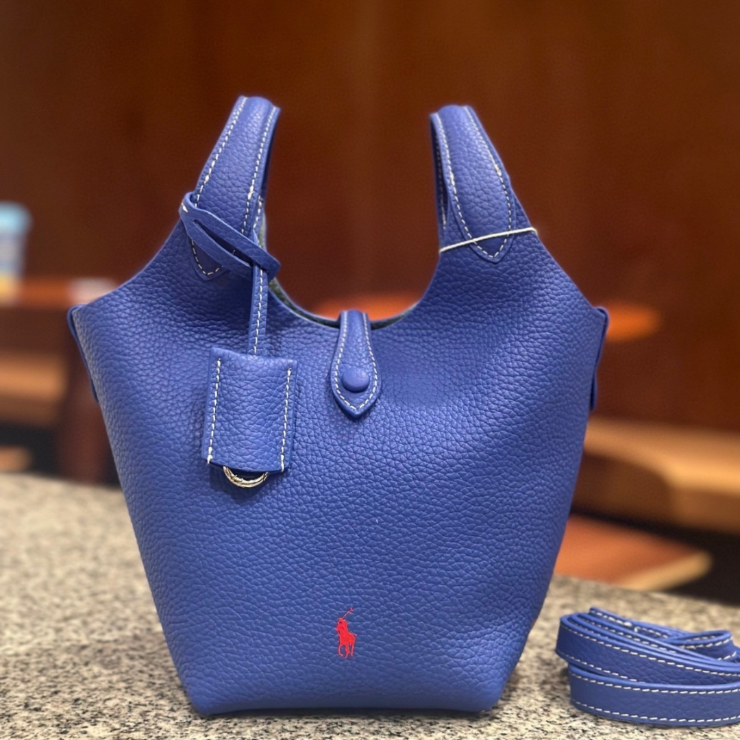 POLO PLAY SMALL LEDER TOTE & CROSSBODY BAG