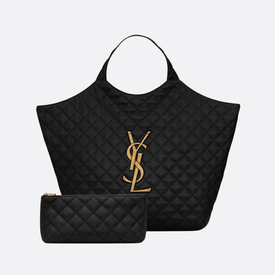 SAINT LAURENT ICARE HANDTASCHE AUS GESTEPPTEM LAMMLEDER