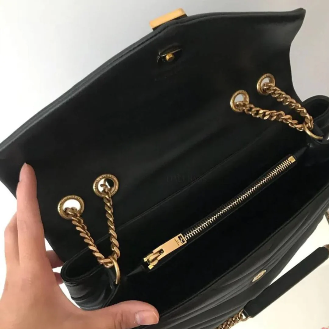 SAINT LAURENT LOULOU KLEINE STEPPTASCHE