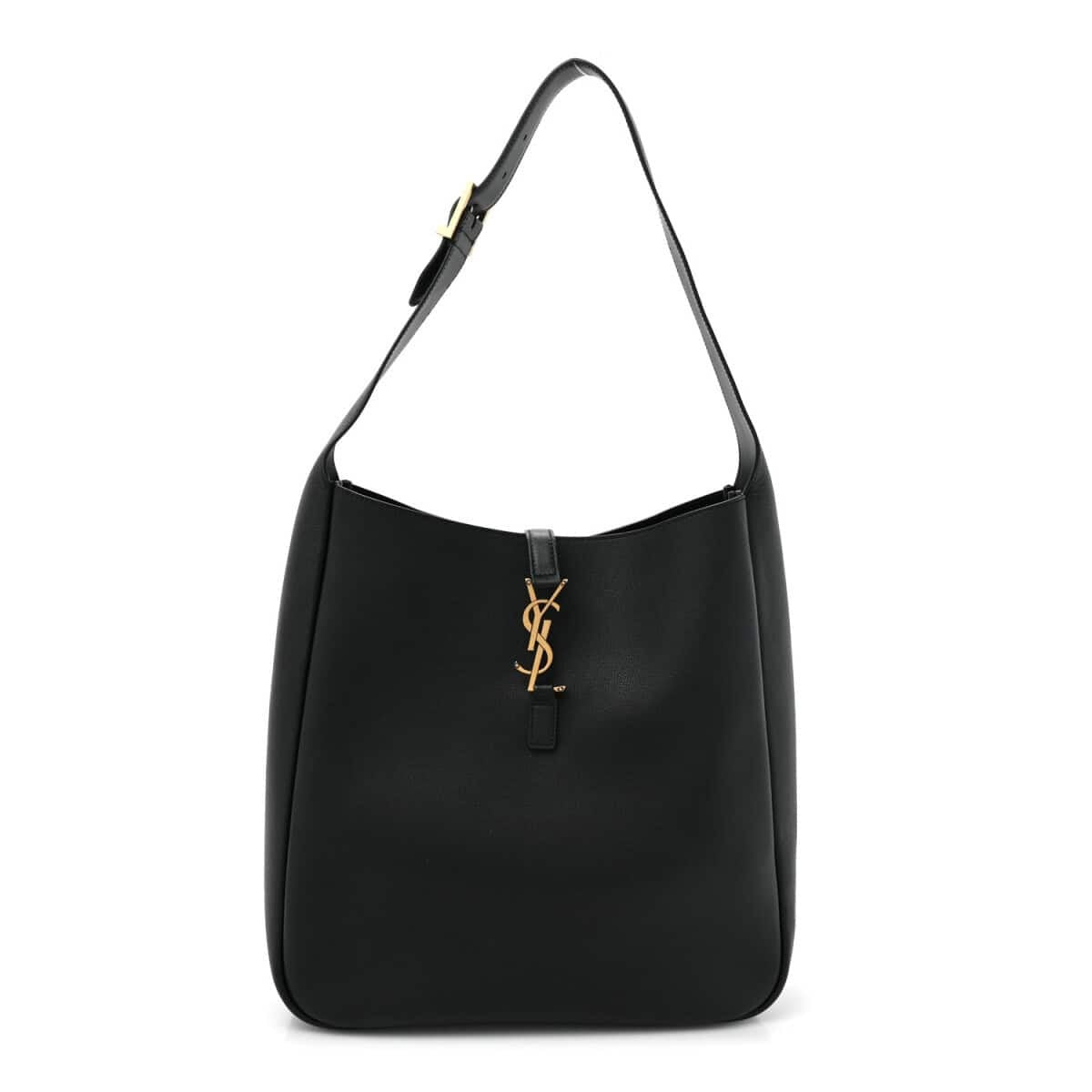YVES SAINT LAURENT KLEINE HANDTASCHE AUS GENARBTEM LEDER