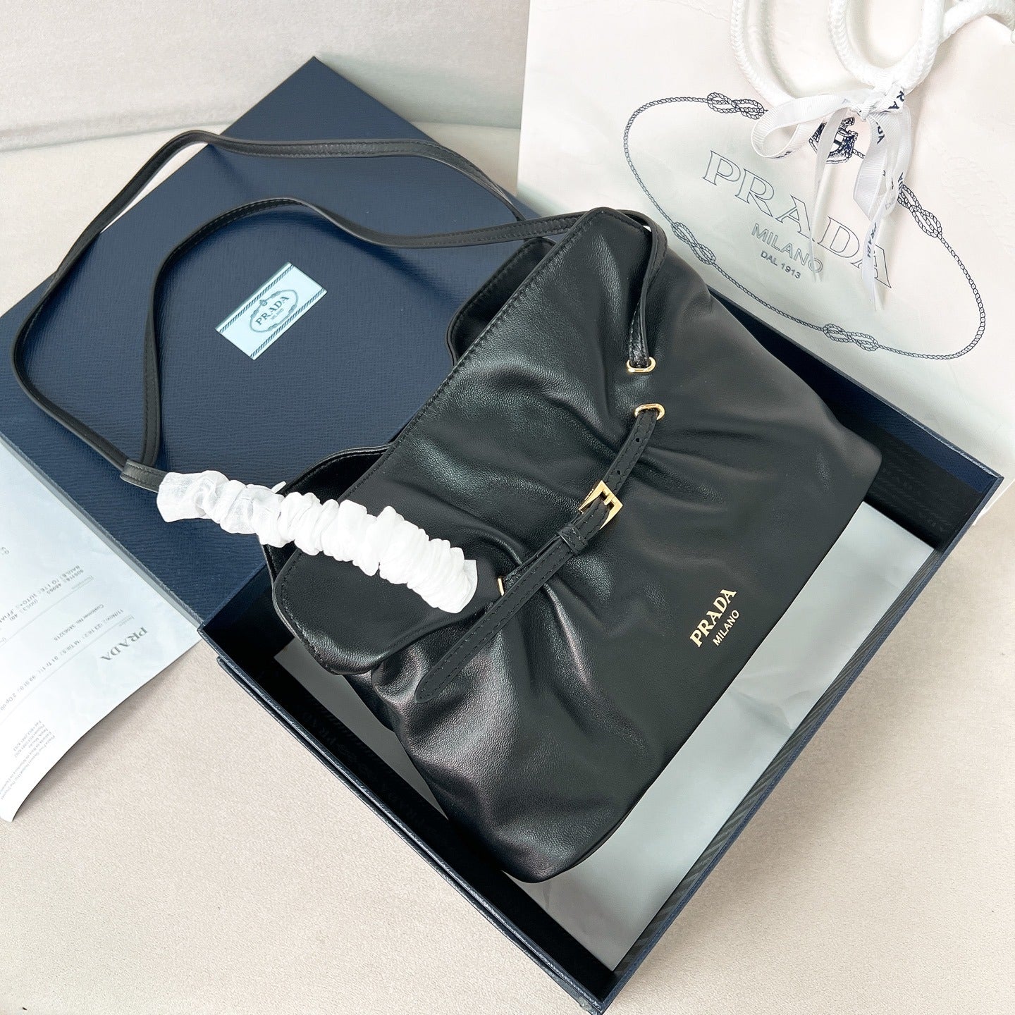 PRADA DADA SMALL HANDTASCHE AUS NAPPA LEDER